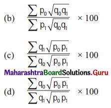 Maharashtra Board 12th Commerce Maths Solutions Chapter 5 Index Numbers Miscellaneous Exercise 5 I Q12.1