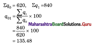 Maharashtra Board 12th Commerce Maths Solutions Chapter 5 Index Numbers Miscellaneous Exercise 5 IV Q2.2