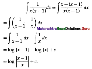 Maharashtra Board 12th Commerce Maths Solutions Chapter 5 Integration Ex 5.1 Q5