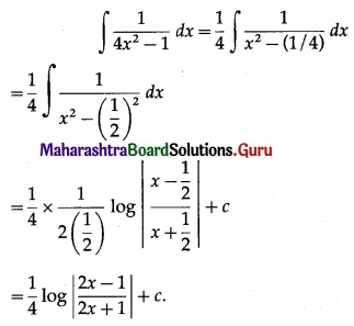 Maharashtra Board 12th Commerce Maths Solutions Chapter 5 Integration Ex 5.4 Q1