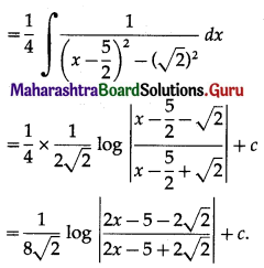 Maharashtra Board 12th Commerce Maths Solutions Chapter 5 Integration Ex 5.4 Q3.1
