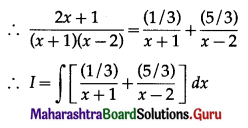 Maharashtra Board 12th Commerce Maths Solutions Chapter 5 Integration Ex 5.6 Q1