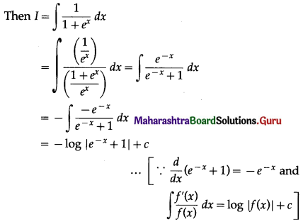 Maharashtra Board 12th Commerce Maths Solutions Chapter 5 Integration Miscellaneous Exercise 5 IV Q2(i)