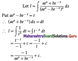 Maharashtra Board 12th Commerce Maths Solutions Chapter 5 Integration Miscellaneous Exercise 5 IV Q2(ii)