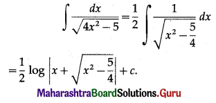 Maharashtra Board 12th Commerce Maths Solutions Chapter 5 Integration Miscellaneous Exercise 5 IV Q3(i)