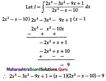 Maharashtra Board 12th Commerce Maths Solutions Chapter 5 Integration Miscellaneous Exercise 5 IV Q5(ii)