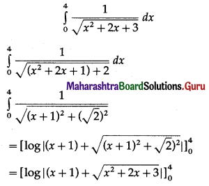 Maharashtra Board 12th Commerce Maths Solutions Chapter 6 Definite Integration Miscellaneous Exercise 6 IV Q15