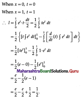 Maharashtra Board 12th Commerce Maths Solutions Chapter 6 Definite Integration Miscellaneous Exercise 6 IV Q4.1