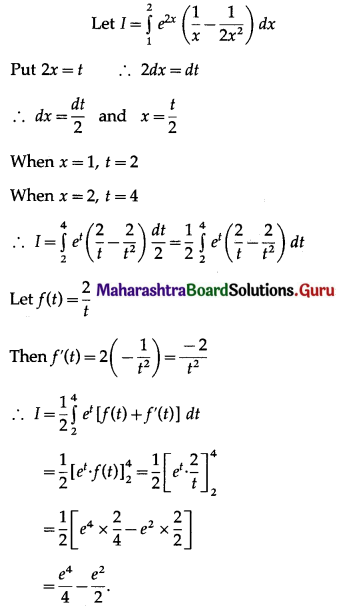 Maharashtra Board 12th Commerce Maths Solutions Chapter 6 Definite Integration Miscellaneous Exercise 6 IV Q5
