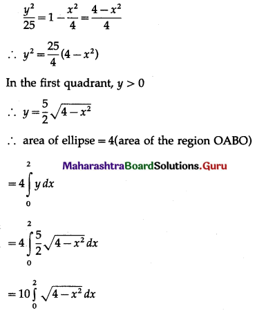 Maharashtra Board 12th Commerce Maths Solutions Chapter 7 Application of Definite Integration Ex 7.1 Q4.1