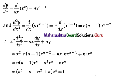 Maharashtra Board 12th Commerce Maths Solutions Chapter 8 Differential Equation and Applications Ex 8.1 Q2(ii)