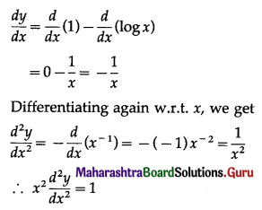 Maharashtra Board 12th Commerce Maths Solutions Chapter 8 Differential Equation and Applications Ex 8.1 Q2(iv)