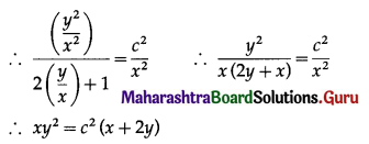 Maharashtra Board 12th Commerce Maths Solutions Chapter 8 Differential Equation and Applications Ex 8.4 Q2.2
