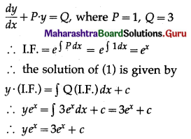 Maharashtra Board 12th Commerce Maths Solutions Chapter 8 Differential Equation and Applications Ex 8.5 Q2