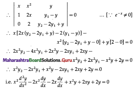 Maharashtra Board 12th Commerce Maths Solutions Chapter 8 Differential Equation and Applications Miscellaneous Exercise 8 IV Q3(iv).1