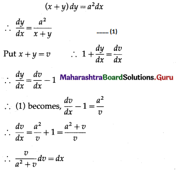 Maharashtra Board 12th Commerce Maths Solutions Chapter 8 Differential Equation and Applications Miscellaneous Exercise 8 IV Q7