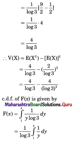 Maharashtra Board 12th Commerce Maths Solutions Chapter 8 Probability Distributions Ex 8.2 Q10.2