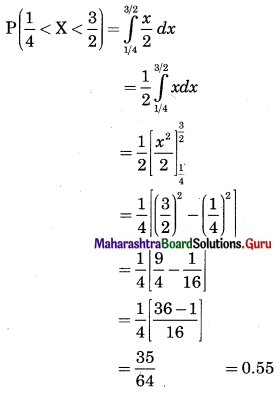 Maharashtra Board 12th Commerce Maths Solutions Chapter 8 Probability Distributions Ex 8.2 Q4(i).1