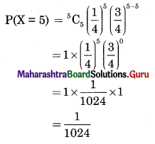 Maharashtra Board 12th Commerce Maths Solutions Chapter 8 Probability Distributions Ex 8.3 Q4.1