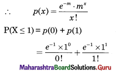 Maharashtra Board 12th Commerce Maths Solutions Chapter 8 Probability Distributions Ex 8.4 Q1