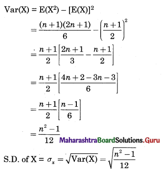 Maharashtra Board 12th Commerce Maths Solutions Chapter 8 Probability Distributions Miscellaneous Exercise 8 IV Part 1 Q10(iii).2