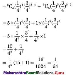 Maharashtra Board 12th Commerce Maths Solutions Chapter 8 Probability Distributions Miscellaneous Exercise 8 IV Part 2 Q8
